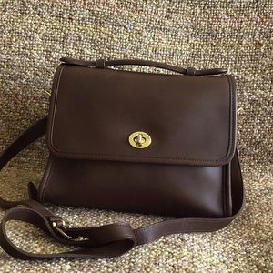 Coach chocolate brown purse